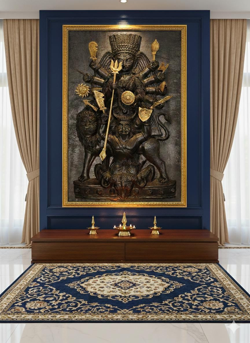Durga (Black finish with golden frame) [Luxe edition]