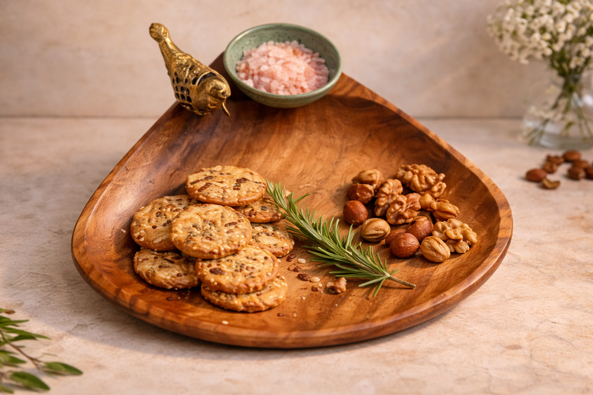 Platter with Dip- Bowl